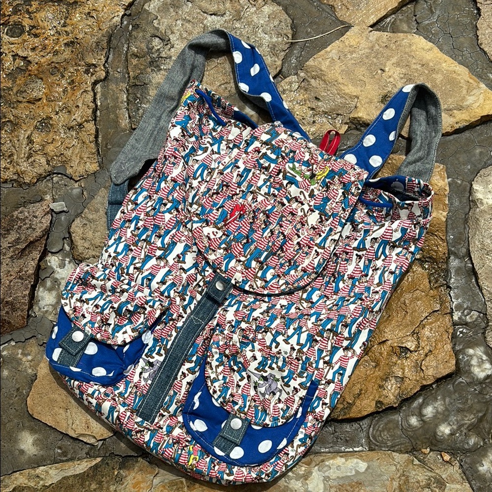 Where’s Waldo Multicolor Adult Backpack
